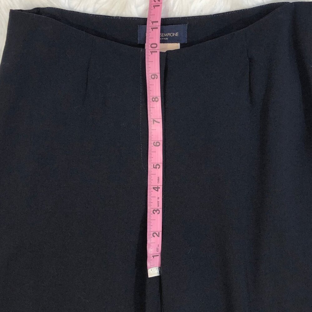 Marilyn Black Wide Leg Pants Sz 42 - Picture 5 of 16